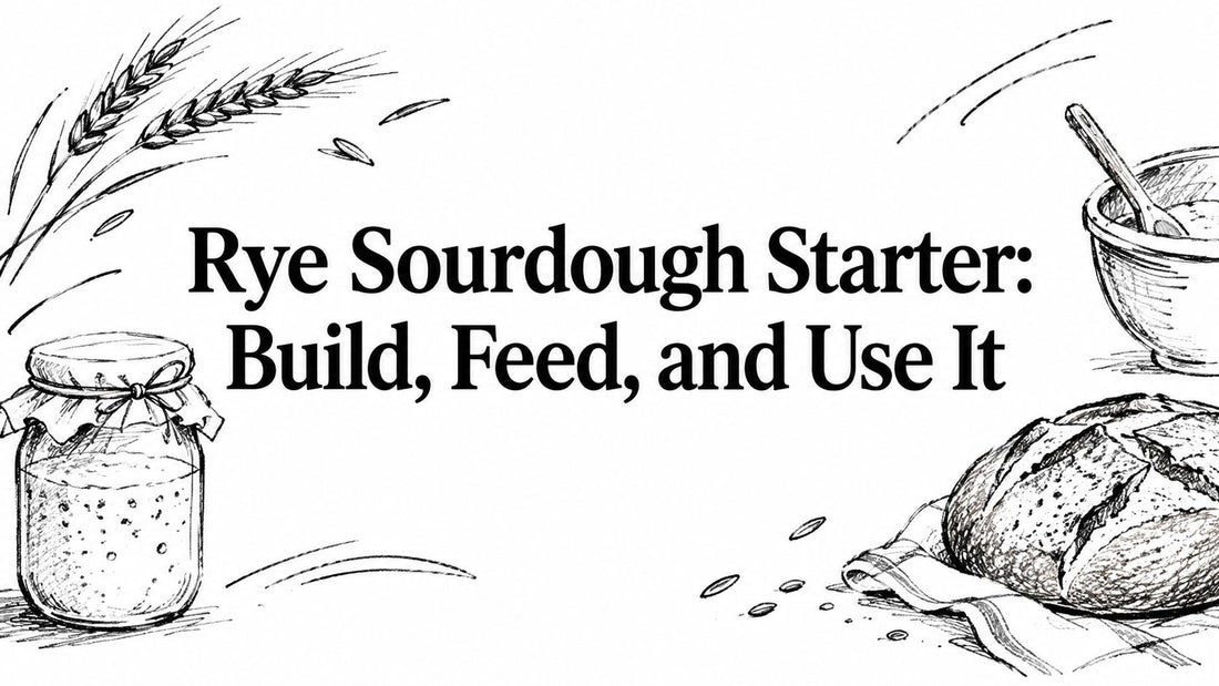 Rye Sourdough Starter: Build, Feed, and Use It